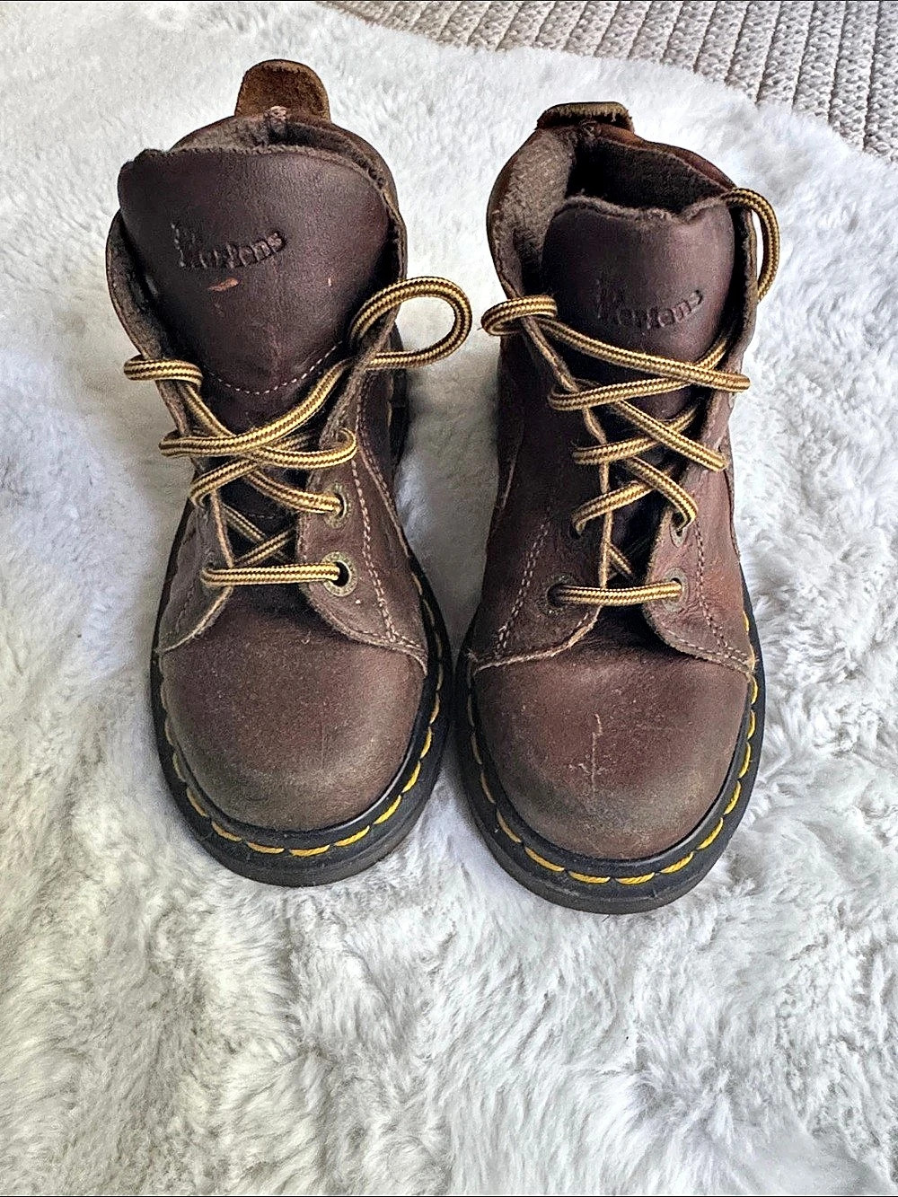 Dr. Martens Lowell Chukka 6-Eye Boot Brown Combat Boots